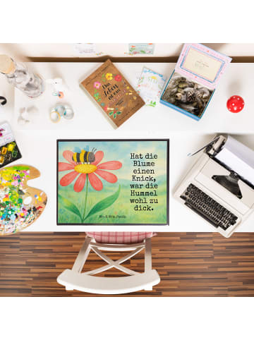 Mr. & Mrs. Panda tischschutz Hummel Blume Design mit Spruch in Weiß