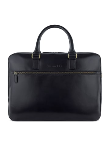 Bugatti Remo Aktentasche Leder 40 cm Laptopfach schwarz