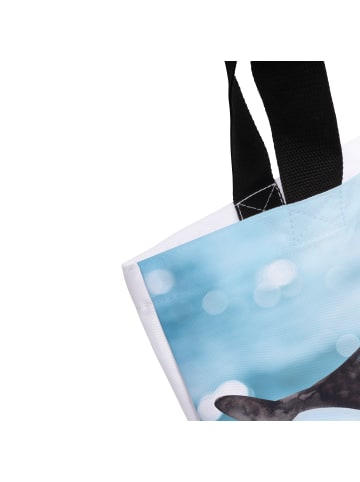 Mr. & Mrs. Panda Tote Bag Orca ohne Spruch in OZeichenanblue