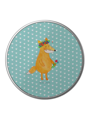 Mr. & Mrs. Panda schmuckdose Fuchs Blumen ohne Spruch in Türkis Pastell