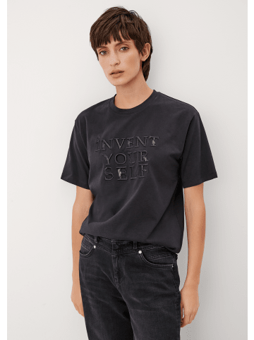 s.Oliver T-Shirt kurzarm in Schwarz