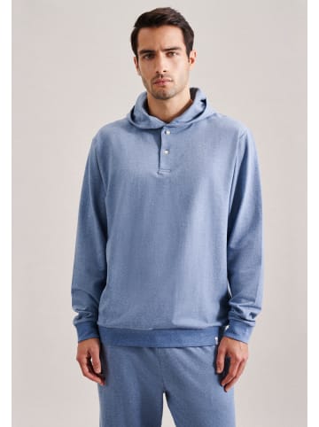 Seidensticker Hoodie Regular in Mittelblau