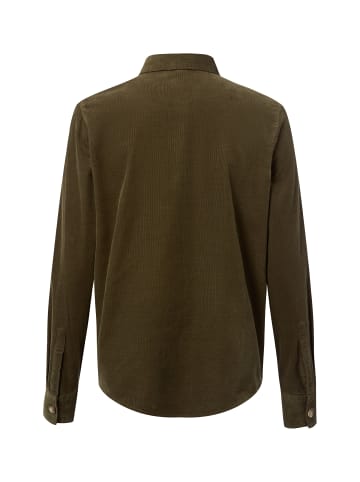 Marie Lund Cordbluse in oliv - 0040