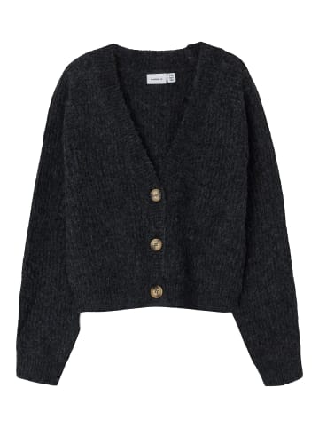 name it Strickjacke in Dark Grey Melange