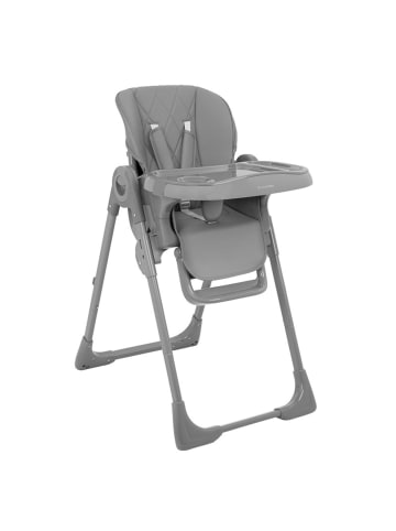 Kikkaboo Kinderhochstuhl Comfy klappbar in grau