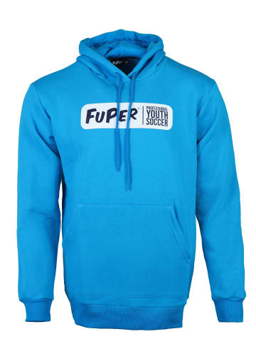 FuPer Kapuzenpullover Chris in Blue