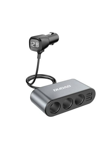 COFI 1453 Dudao Autoladegerät 2x USB / 3x Zigarettenanzünder-Splitter in Schwarz