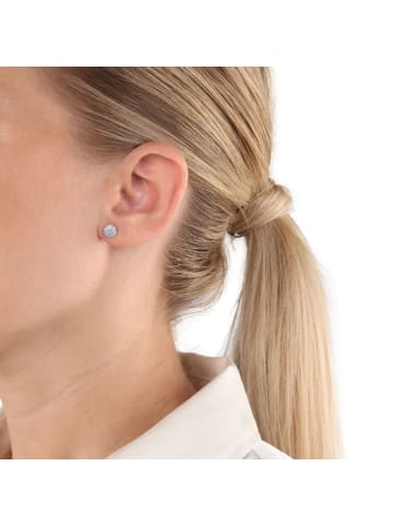 Amor Ohrstecker Silber 925, rhodiniert in Silber