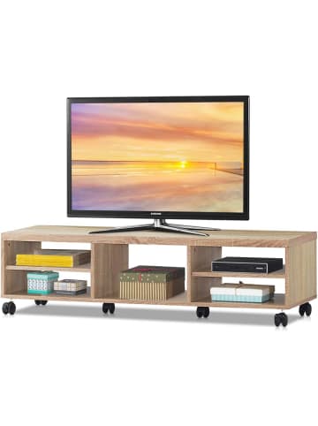 COSTWAY TV-Schrank in Beige