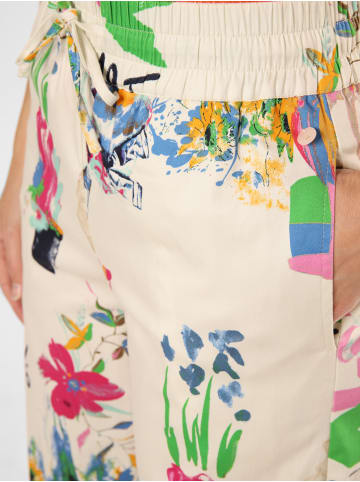 NÜMPH Hose Nuida in ecru mehrfarbig