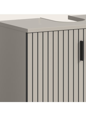 Inn.Furn Badmöbel-Set Kaschmir 4-teilig 150 cm, Komplettset mit viel Stauraum