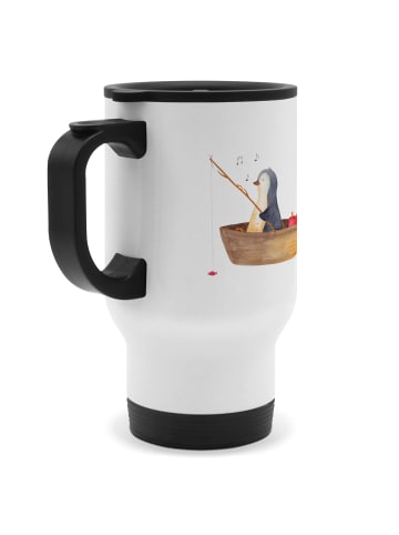 Mr. & Mrs. Panda Teebecher To Go Pinguin Angelboot ohne Spruch in Weiß