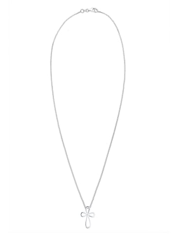 Elli Halskette 925 Sterling Silber Infinity, Kreuz in Silber
