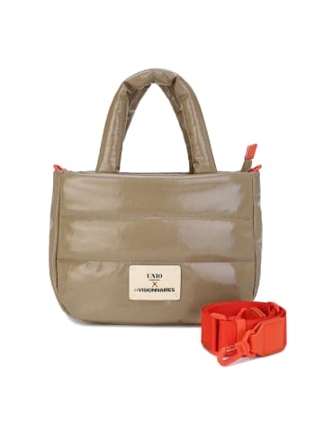 Les Visionnaires Unio Cortina Schultertasche S 29 cm in taupe