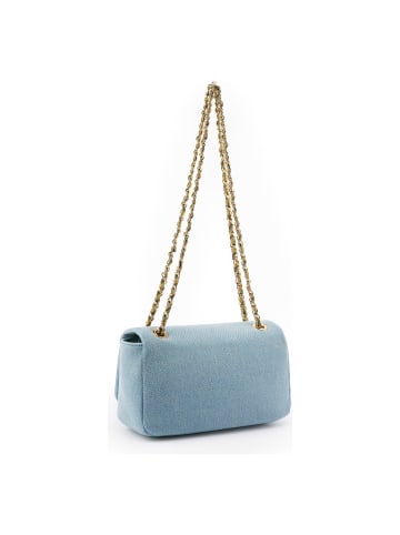 Seidenfelt Huuvari Schultertasche 23 cm denim in blue