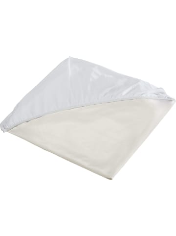 Erwin Müller Molton Spannbettlaken wasserdicht/kochfest Eisenach in weiß