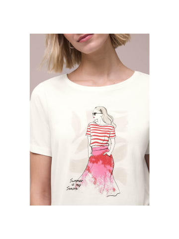 Street One T-Shirt in off white