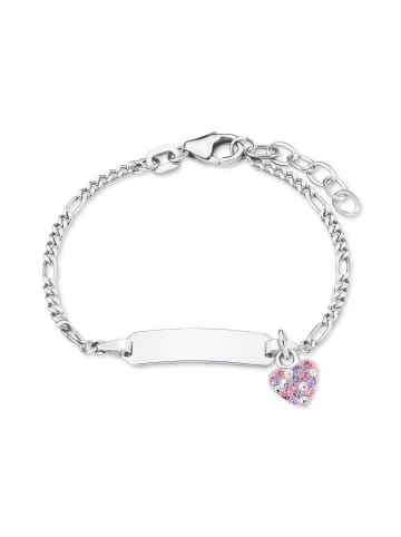 Prinzessin Lillifee Identarmband Silber 925, rhodiniert in Rosa