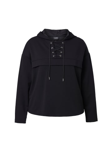Ulla Popken Sweatshirt in schwarz