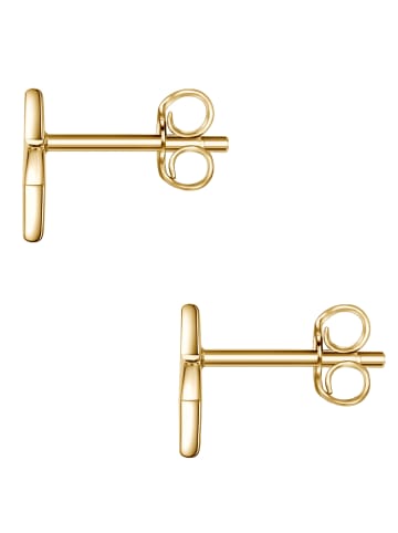 Glanzstücke München Ohrstecker Stern Sterling Silber in gelbgold