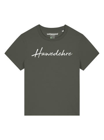 wat? Apparel T-Shirt Hawedehre in Khaki
