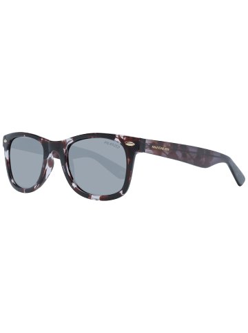 Skechers Unisex Sonnenbrillen Rechteck Braun