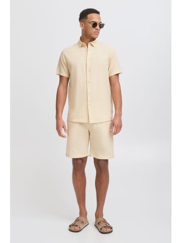 INDICODE Leinenhemd IDMonk in Beige
