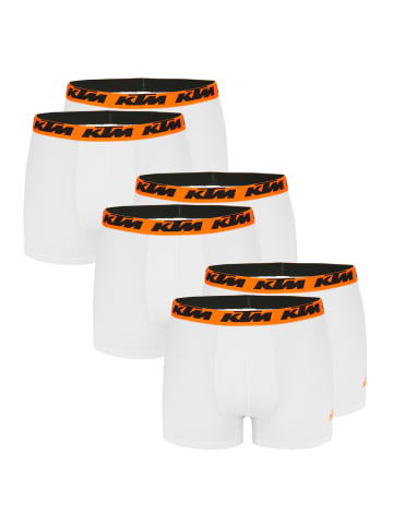 KTM Boxershorts Pack X2 Boxer Man Cotton 6P in White2