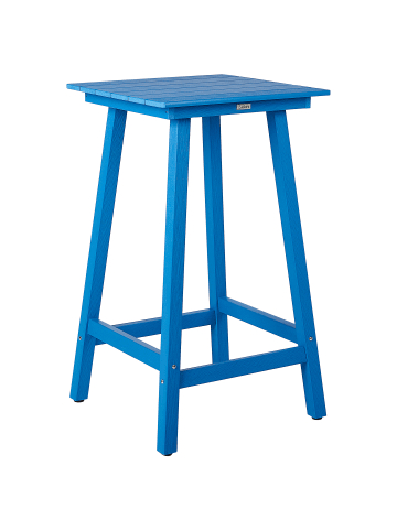 Beliani Stehtisch ADIRONDACK in Blau - (W) 59 x (H) 103 x (L) 60 cm