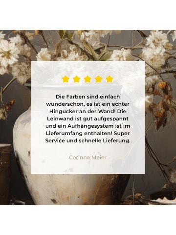 MuchoWow Leinwand bilder Stillleben (BxH)