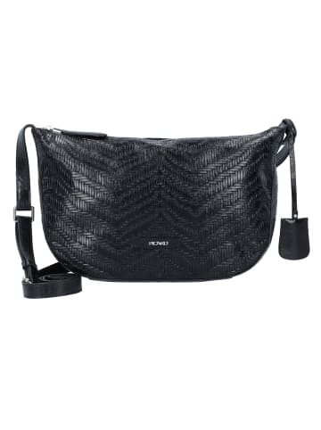 PICARD Sunshine Umhängetasche Leder 33 cm in schwarz