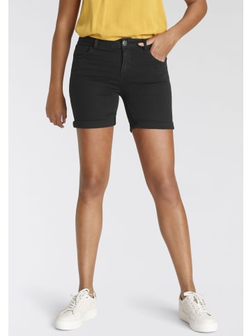ARIZONA Jeansshorts in schwarz