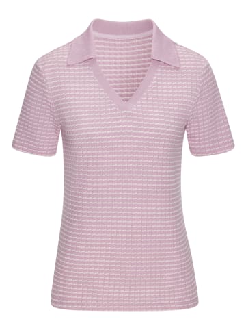Vivance Poloshirt in rose-creme