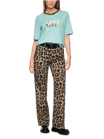 MARC CAIN Love-Print T-Shirt – Rethink Together in Grün