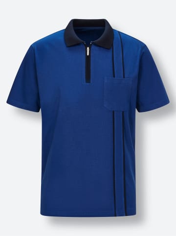 Sieh an! Poloshirt in royalblau
