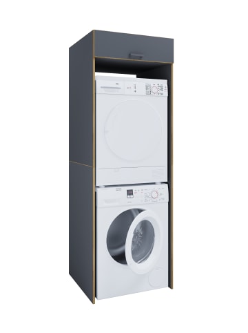 VCM Überbauschrank Waschmaschine Überbau Rislo XXL in Anthrazit