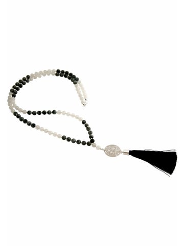 Gemshine Kette mit Anhänger Greystone Farbverlauf in silver coloured