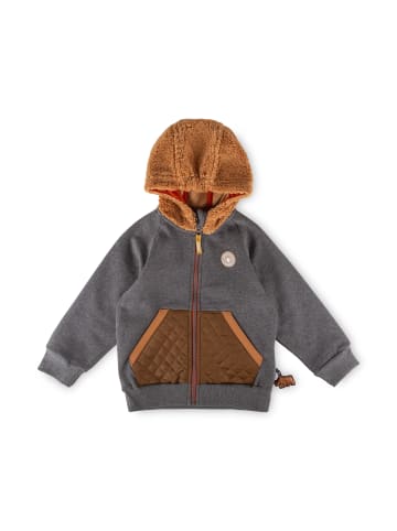 Sigikid Sweatjacke Winterbär in grau