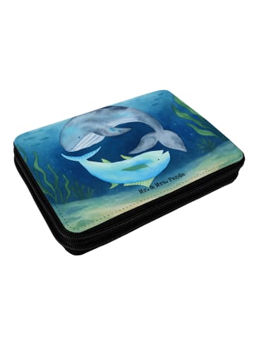 Mr. & Mrs. Panda Menschrmäppchen Walfisch Thunfisch Design ohn... in Weiß