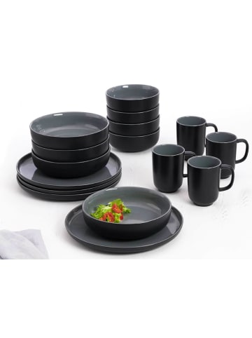 Ritzenhoff & Breker 6er Set Müslischalen Jasper ø 14.0 cm in Schwarz