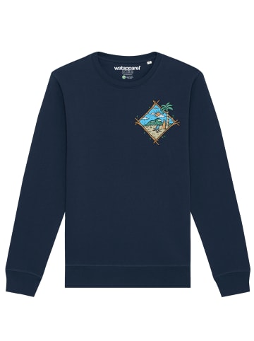 wat? Apparel Sweatshirt Beach is calling in Dunkelblau