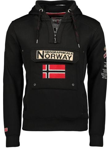 Geographical Norway Hoodie "Gymclass Eo Db Men 100" in Schwarz