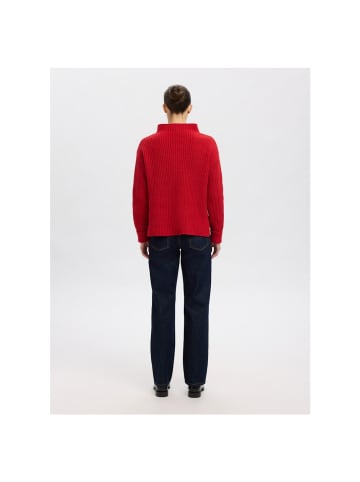 Selected Pullover in equestrian red