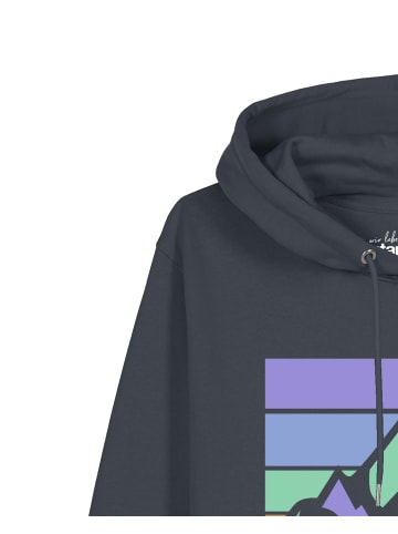 wat? Apparel Sweatshirt Retro Landscape in India Ink Grey