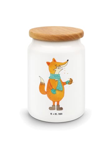 Mr. & Mrs. Panda Keksdose Fuchs Keks ohne Spruch in Weiß