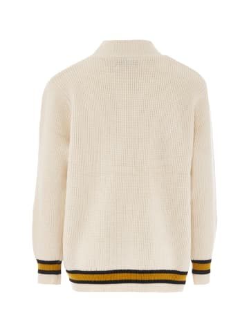 immy Damen Strickjacke in Wollweiss