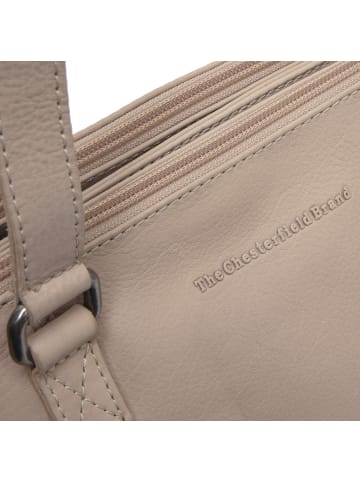 The Chesterfield Brand Marvos Schultertasche Leder 32 cm beige