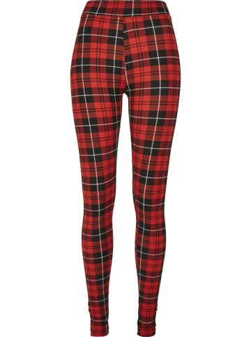 Urban Classics Leggings in redcheck