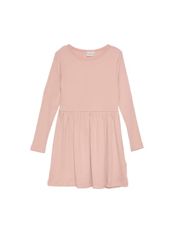 Minymo Jerseykleid MI LS Rib Girl in Rosa