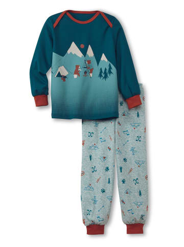 Calida Pyjama in deep dive petrol